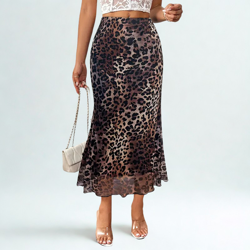 Naya - חצאית מנומרת דגם