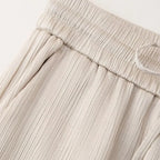 חליפת שני חלקים בד קרפ מבריק נעים מכנסיים ארוכים ובלייזר - ריקה