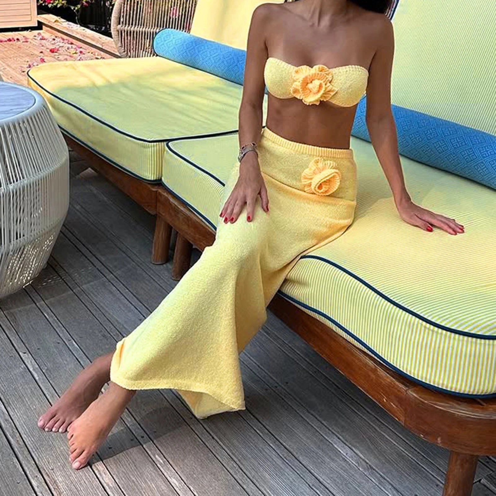 חליפת סטרפלס דגם - קורין