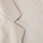 חליפת שני חלקים בד קרפ מבריק נעים מכנסיים ארוכים ובלייזר - ריקה