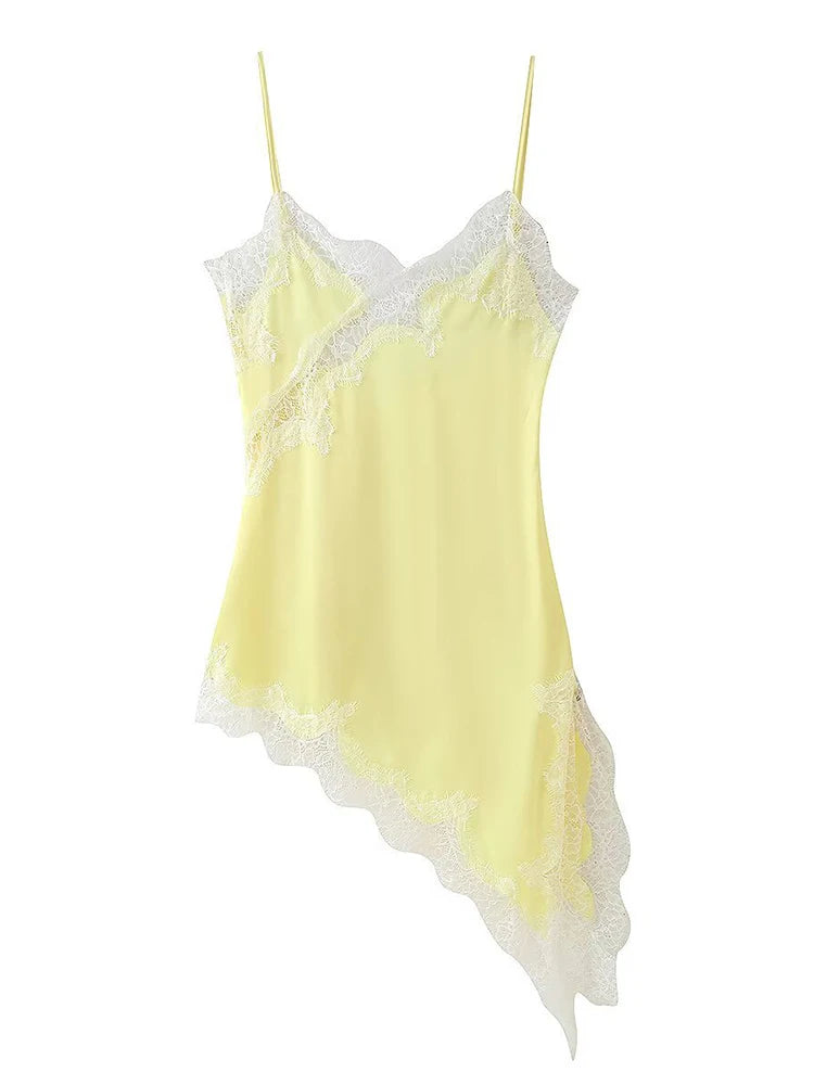 שמלת סאטן דגם - לימונצ'לו