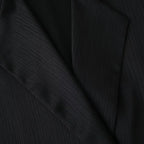 חליפת שני חלקים בד קרפ מבריק נעים מכנסיים ארוכים ובלייזר - ריקה