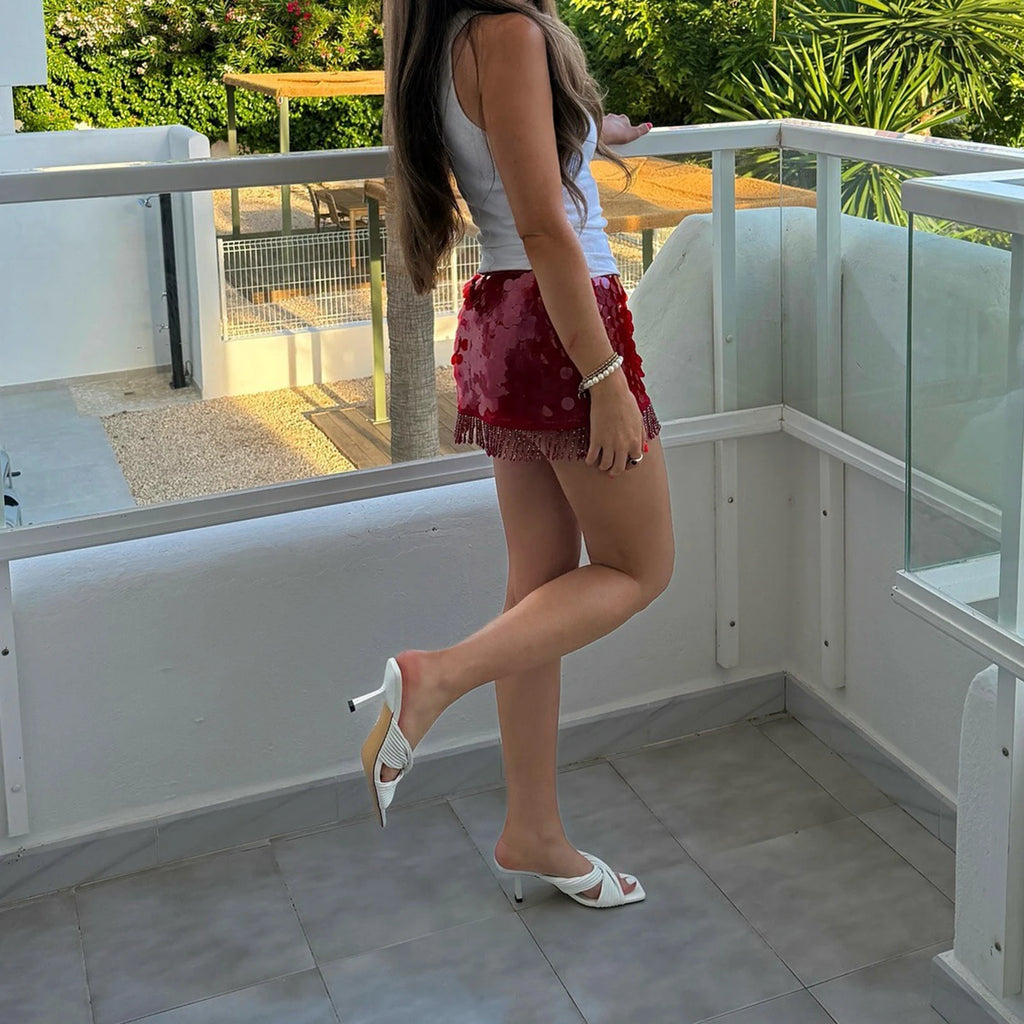 חצאית מיני דגם - נצנצים