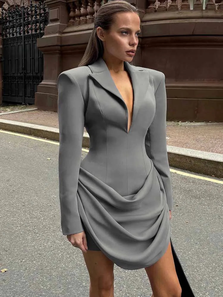 שמלת בלייזר מיני דגם - יוכי